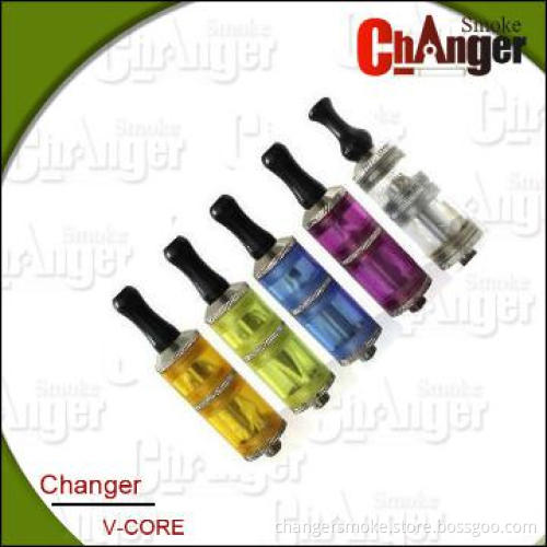 Dual coils dct tank atomizer vivi nova v-core 2.0 kit with two wicks